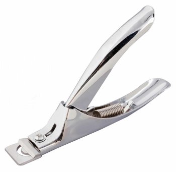 Professional Nail Tip Cutter for Acrylic and Gel Nails, Silver