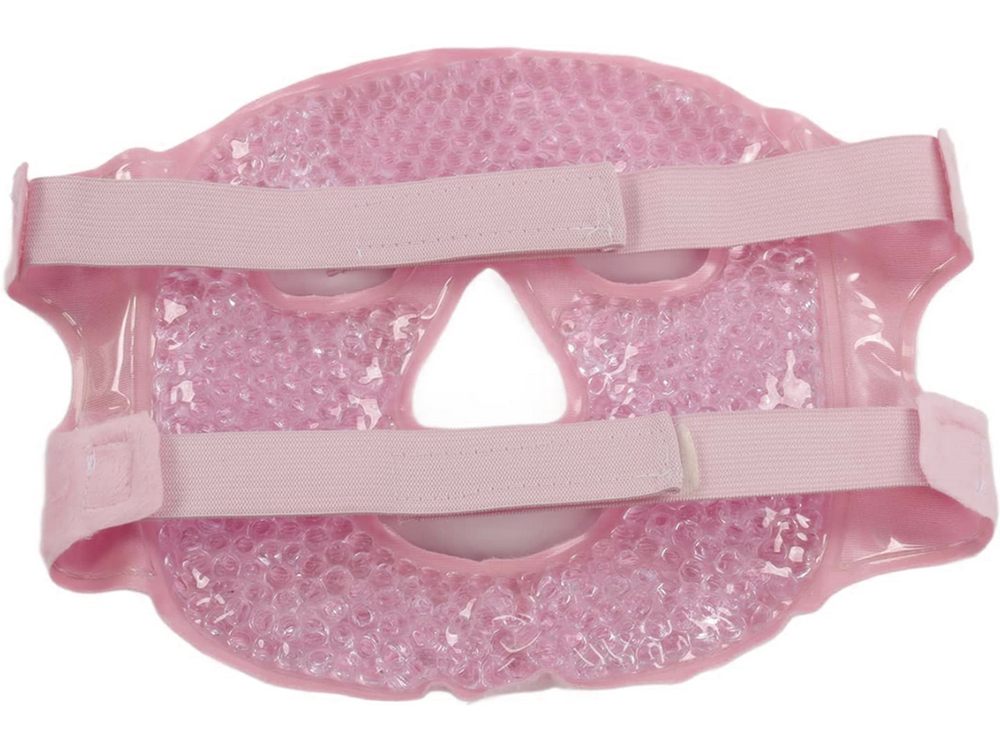 Cooling Gel Face Mask Relaxing Face Compress, Pink (4)