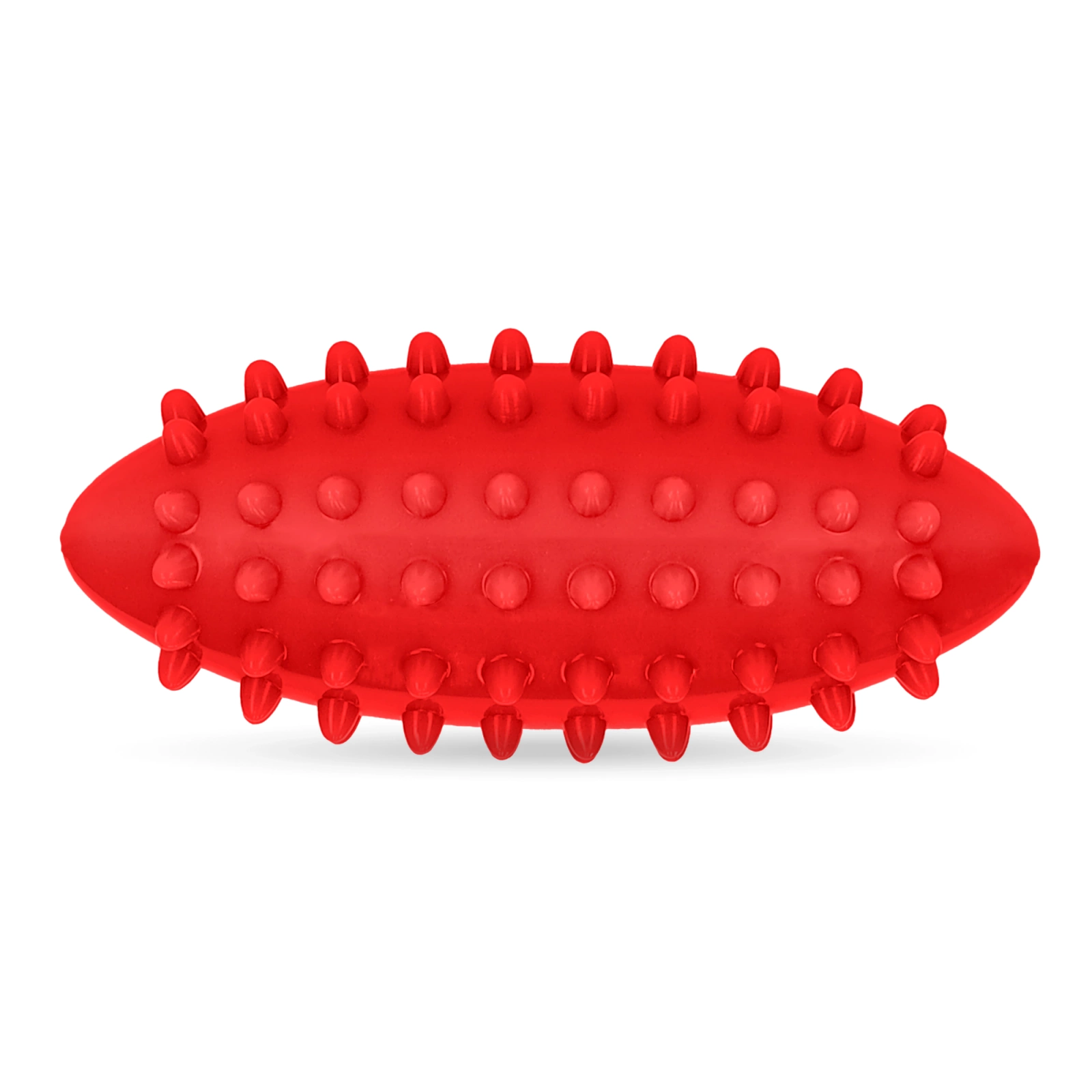 4FIZJO Spiky Peanut Massage Ball for Sensory Therapy, Red