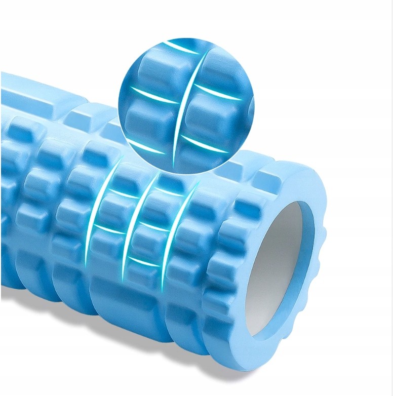 Massage Foam Roller for Fitness Yoga Pilates - 30x10cm, Light Blue (1)