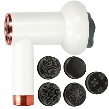 5-in-1 Cordless Massage Gun for Body, Back, and Muscle Recovery