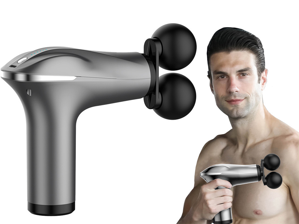 Powerful Deep Tissue Massage Gun for Body and Muscles with 4 Heads (2)