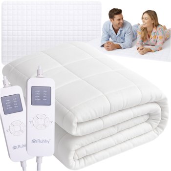 Ruhhy 26223 Heated Mattress Topper for Double Bed, 203x152 cm
