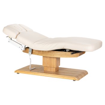 Electric SPA Bed Sillon Relax, cream with light brown base