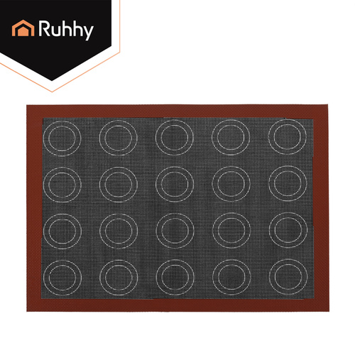 Perforated Silicone Baking Mat 30x40cm Ruhhy 27189, Black (3)