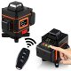 Carruzzo 4D 16-Line 360° Self-Leveling Cross Line Laser Level