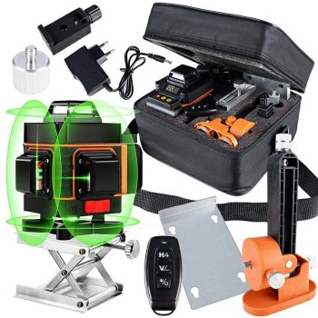 Carruzzo 4D 16-Line 360° Self-Leveling Cross Line Laser Level