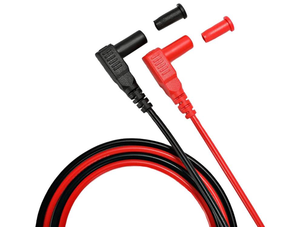 Silicone Multimeter Test Leads with Needle Tip Probes 1000V 10A (2)