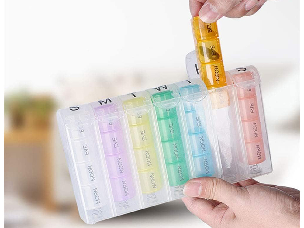 Weekly Pill Organiser Container 7 days (7x4) (4)