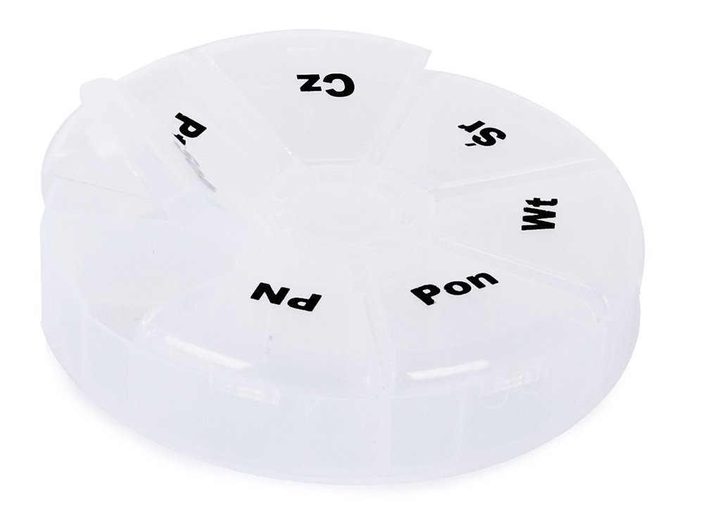 Medication Organiser for 7 Days, Weekly Pill Box Container (0)