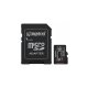 Kingston Canvas Select Plus 64GB MicroSD Memory Card 100MB/s with Adapter, black