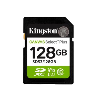 Kingston Canvas Select Plus 128GB microSDXC 150MB/s, black