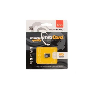 MicroSDHC Memory Card Imro 8GB Class 10, black