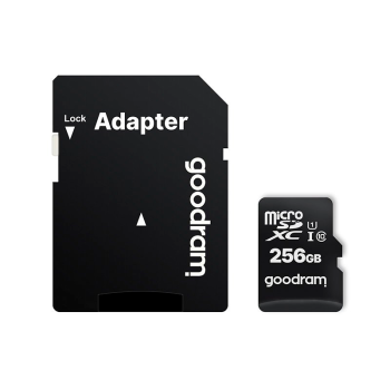 Goodram 256 GB microSDXC Memory Card (U1 100MB/s read)
