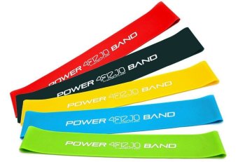 4FIZJO Loop Flexible Power Bands Flexible Rubber Training Tapes Set 5 pcs