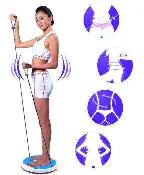 Rotary Twister Disc with Resistance Bands Expanders Slim Waist Finess Gear Foot Massage