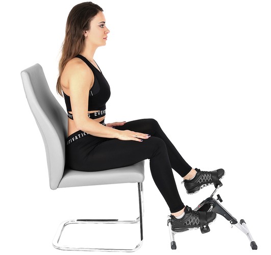 Compact Portable Arm and Leg Pedal Exerciser Mini Rehabilitation Bike with Display (9)