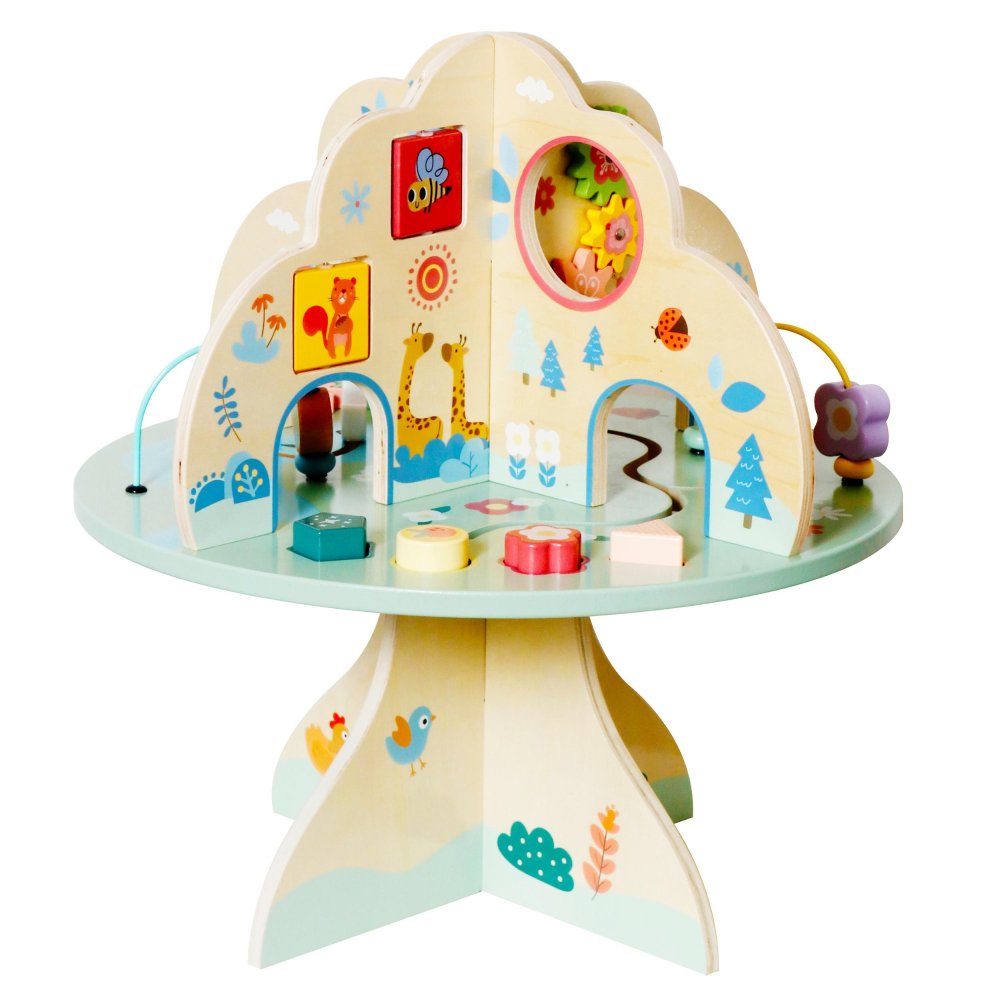 Wooden Activity Tree Educational Learning Table for Toddlers (1)