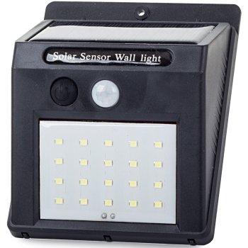 20 LED Solar Lamp with Motion and Dusk Sensor