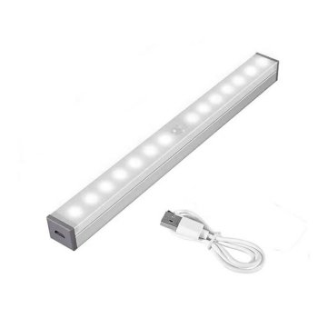 Wireless LED Motion Sensor Light, Rechargeable, Cool White