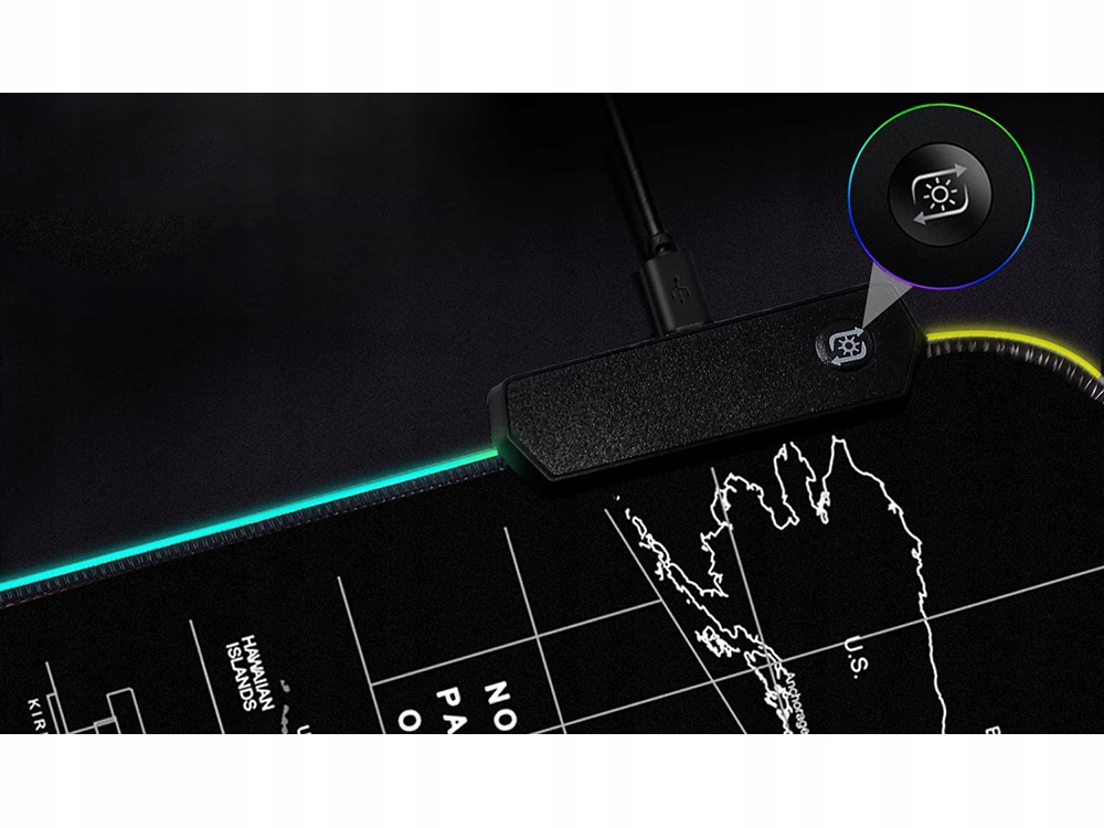 Gaming Led Computer Table Carpet Mat Mouse Pad XXL, 80x30cm (1)