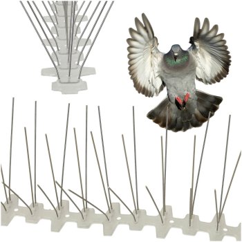 Metal Bird Spikes for Pigeons and Small Birds 50 cm