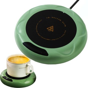 Electric USB Mug Warmer for Desk with Adjustable Temperature Control
