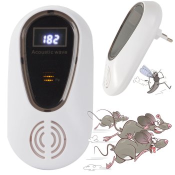 Ultrasonic Repellent for Mice Rats Rodents Insects Mosquitoes, Different colors