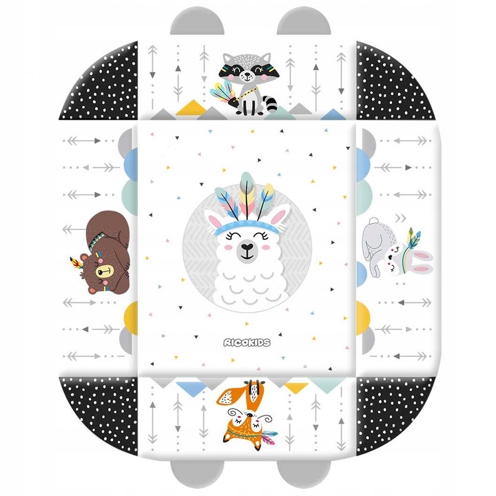 Boho Ricokids Interactive Educational Kids Mat, 110x100cm (5)