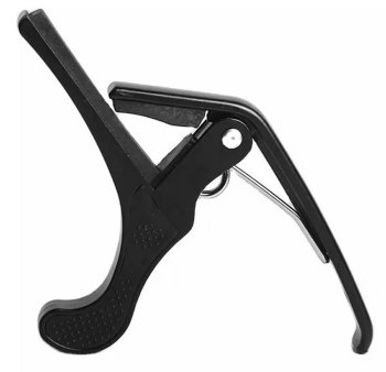 Quick Change Guitar Capo for Acoustic and Electric Guitars, Universal, black