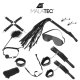 Erotic Bondage Kit for Couples MALATEC, 10-Piece Set, Black 23431