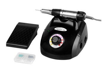 Manicure & Pedicure Nail Milling Machine Sprint 48 Basic 35 W, Black, With Foot Pedal