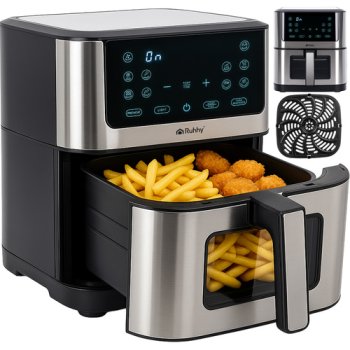 Air Fryer RUHHY 25512 XXL, 8 L, Black