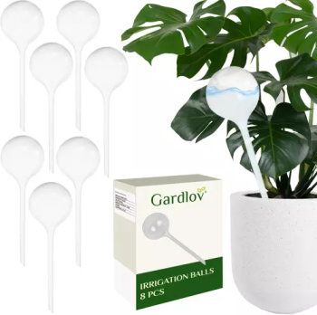 Watering Globe Irrigation Balls for Watering Flowers and Plants, 8 pcs.