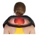 4FIZJO SHIATSU PRO+ Back Shoulder Neck Body Warming Pillow Massager, Black/Red