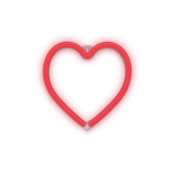 Forever Neon Decorative LED Lamp Figure Flashlight with USB, Love