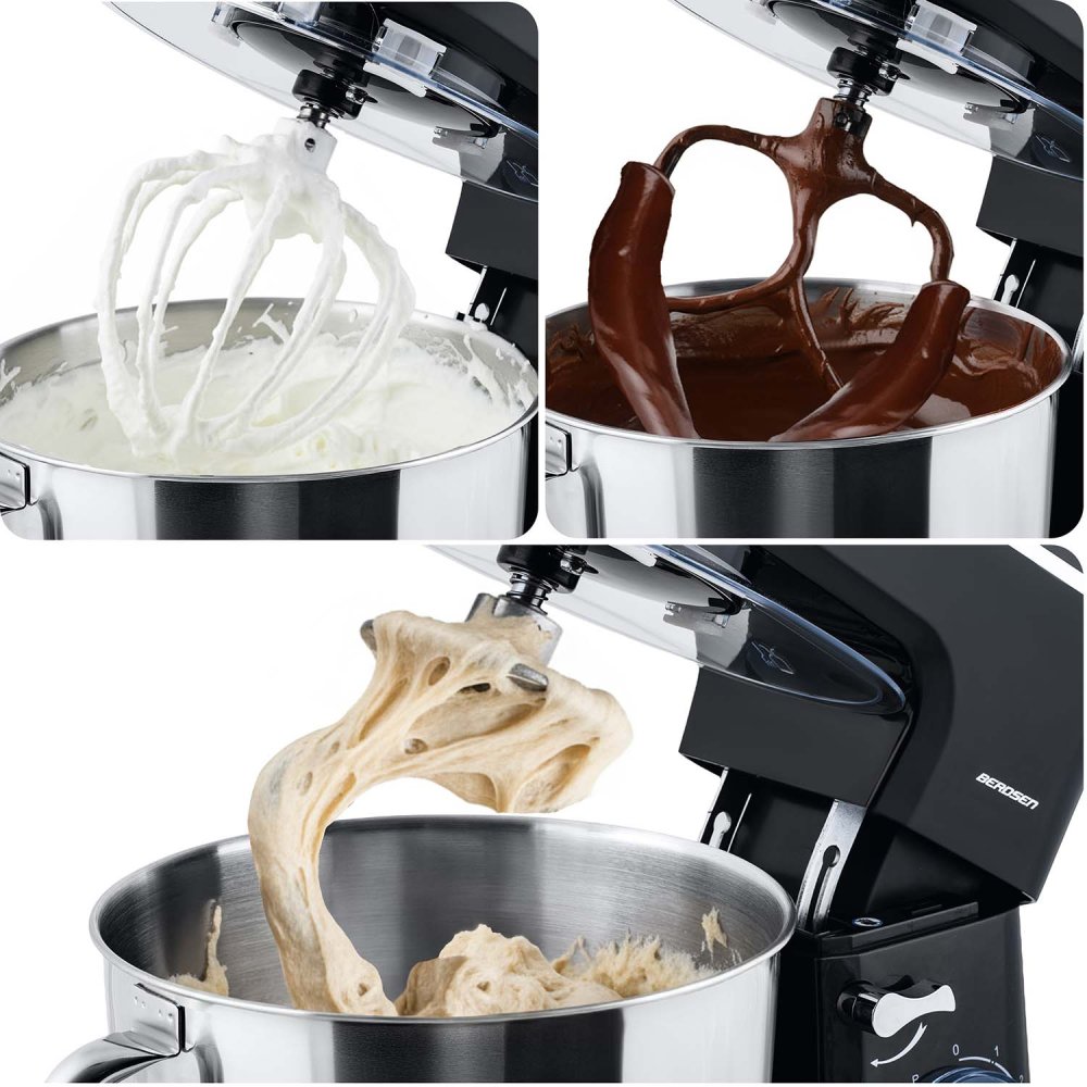 Berdsen 3-in-1 Stand Mixer 1400W with 6L Bowl Planetary Kitchen Mixer BD-756 (3)