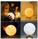 Decorative Night LED Lamp 3D Moon with Remote Control, RGB