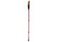 Lightweight Nordic walking trekking pole with cork grip, red, 1 Pcs