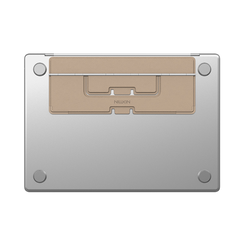 Ergonomic Laptop Stand Nillkin DualWing, Portable Adjustable Riser for Desk, Beige (3)