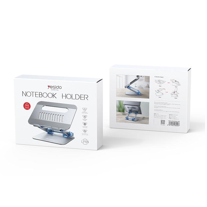 Ergonomic Laptop Stand Yesido LP04 20kg, Silver (0)