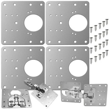 Hinge Repair Plates, Set of 4 pcs. Malatec 23032