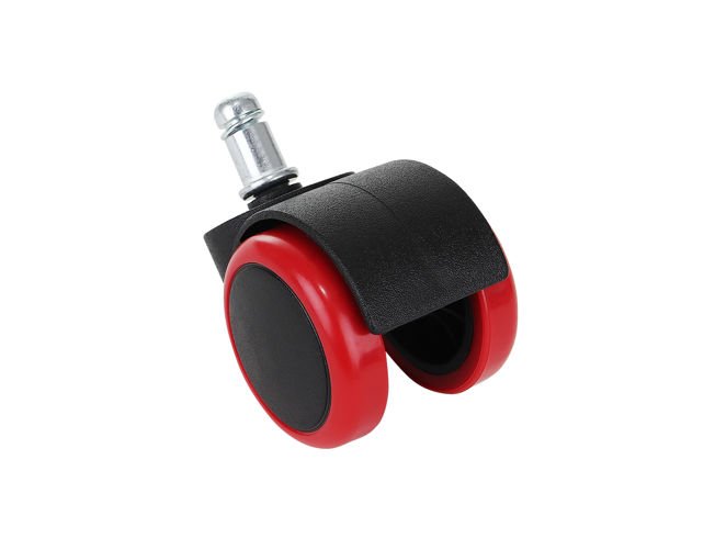 Office Chair Replacement Rubber Wheels 5 pcs, Red (7)