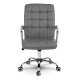 Sofotel Benton Ergonomic Office Chair with Faux Leather, Gray