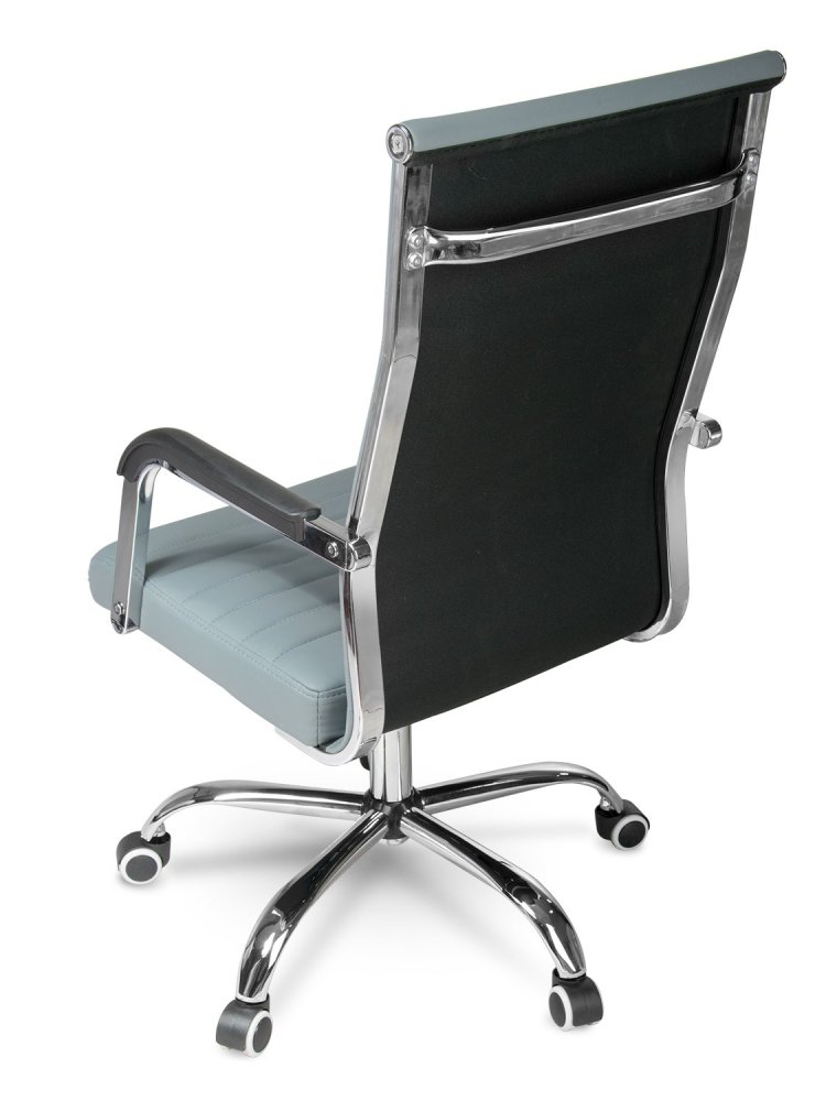 Sofotel Boston Modern Ergonomic Office Chair, Swivel Desk Chair, Grey (2)