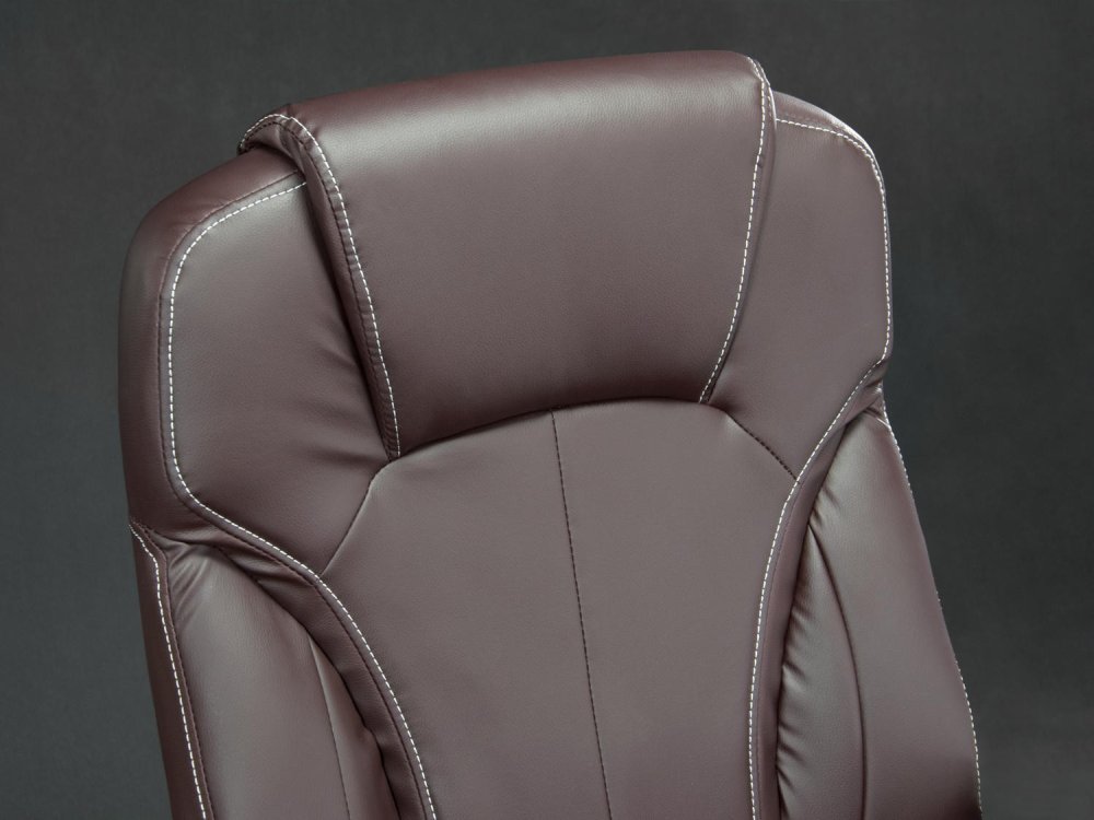 Sofotel EG-222 Ergonomic Leather Office Chair, Brown (3)