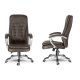 Sofotel Ergonomic Office Chair with Adjustable Recline, Swivel Desk Chair, Dark Brown
