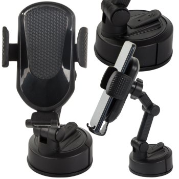 Universal Car Phone Holder Mount for Windshield and Dashboard