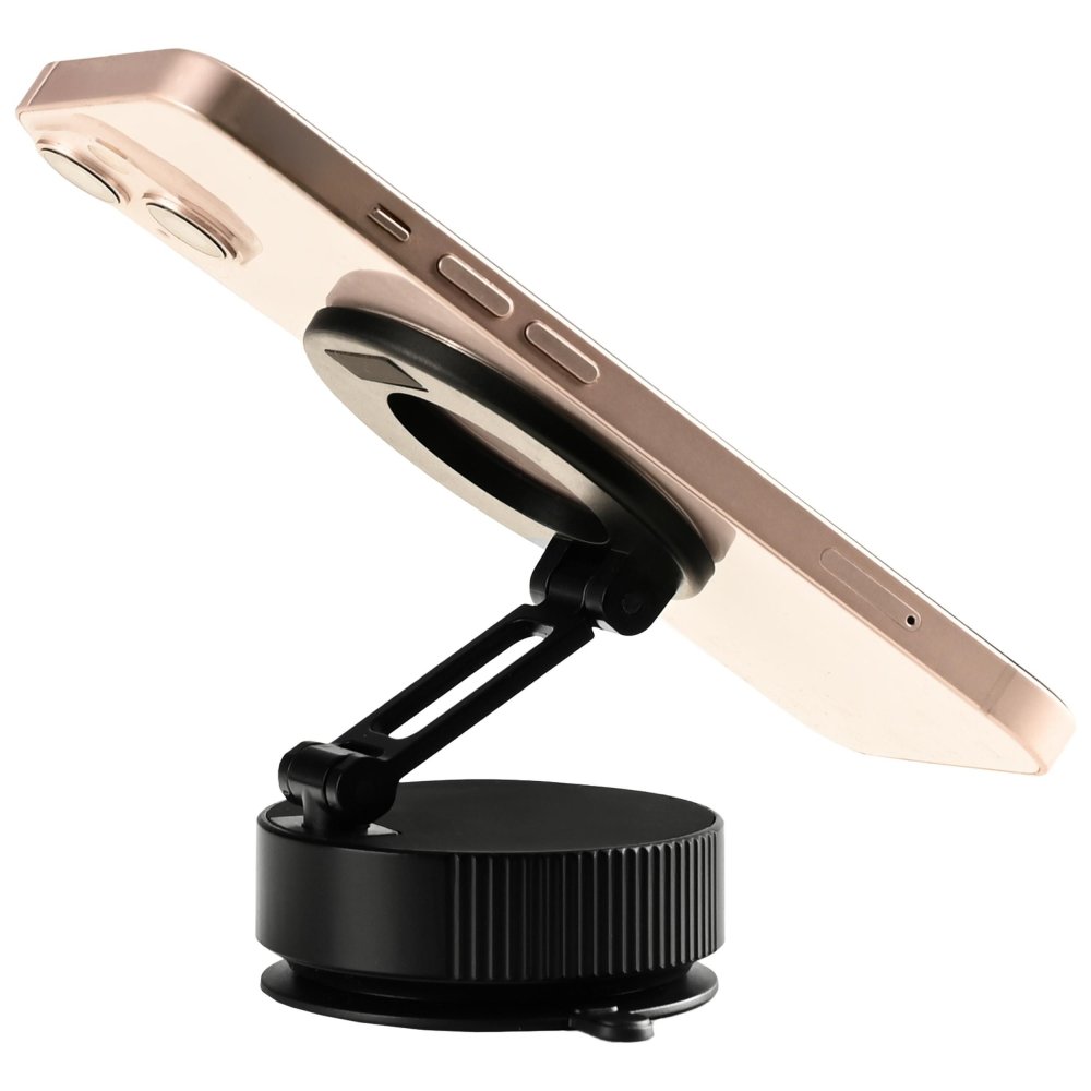 Magnetic Car Phone Mount Foldable Dashboard Holder with Suction Cup (0)