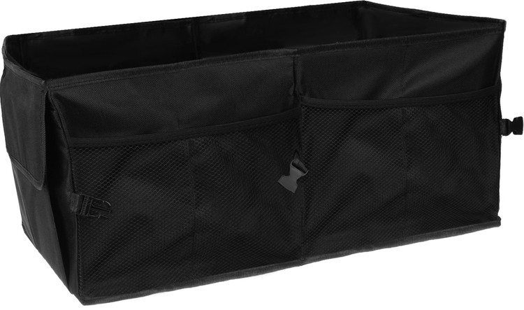 Multifunctional Foldable Car Trunk Organizer Bag Box, Black (4)